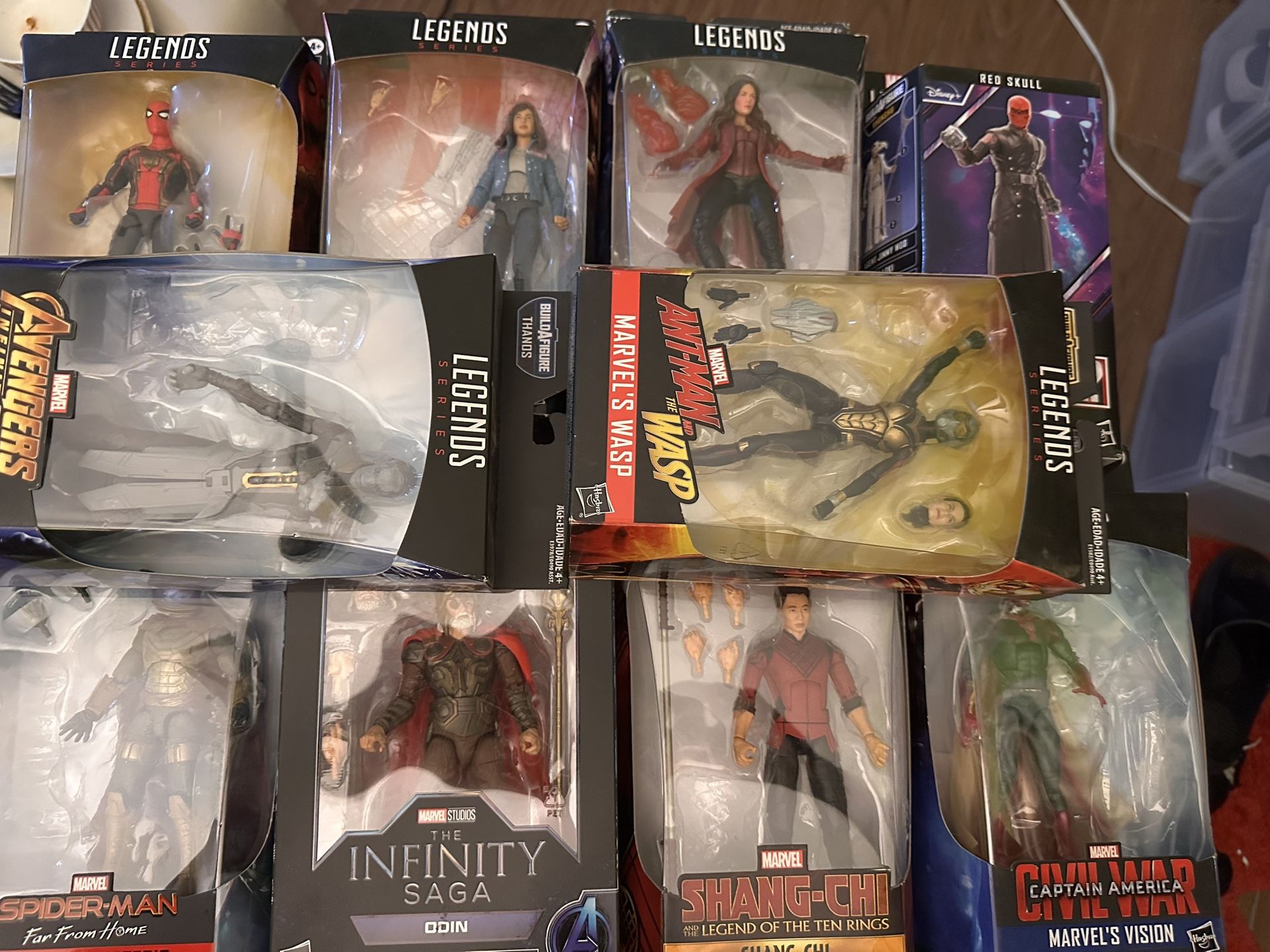 Marvel Legends Lot 10 Mcu Figures 