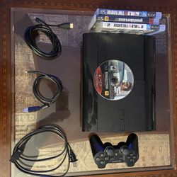 PS3 Super Slim 500gb JB HEN Bundle With Games