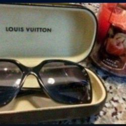 Women's  Louis Vuitton glasses/sunglasses with LV case and  Etched with LV in Glasses