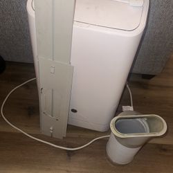 GE - Portable Air Conditioner with Remote - White