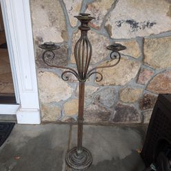 34" metal  candle candelabras