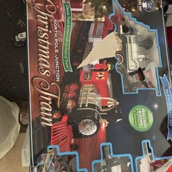 Blue Hat Christmas Train