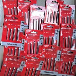 Milwaukee Carbide Natural Stone And Tile Drill Bits X15