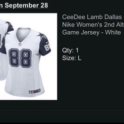 Cowboys Jersey Womens Large
