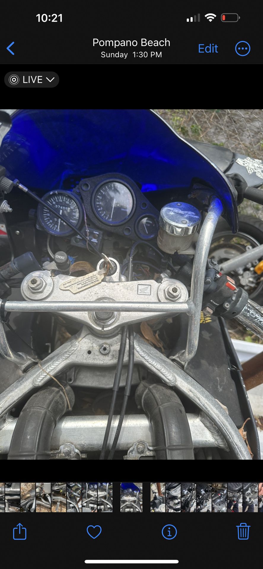 Honda CBR 900 RR parts
