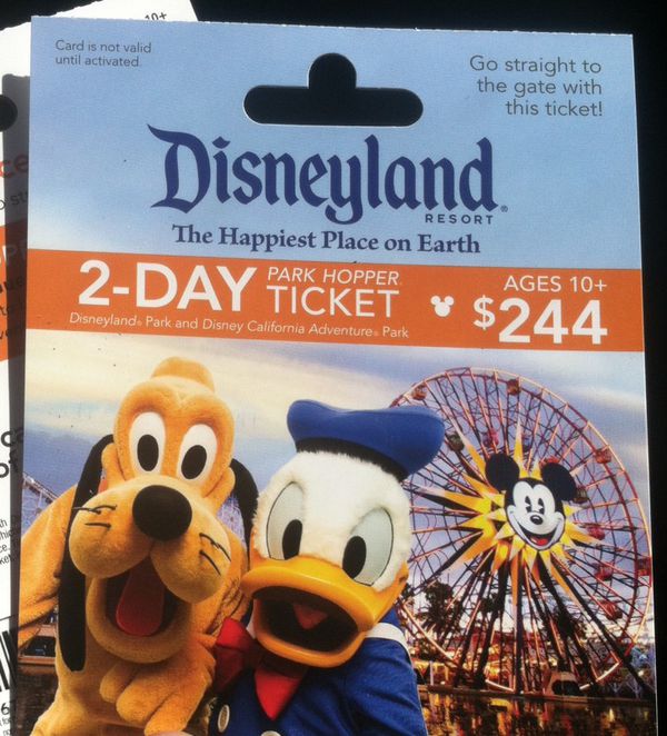 2 day Disneyland park hopper passes for Sale in Beverly Hills, CA - OfferUp