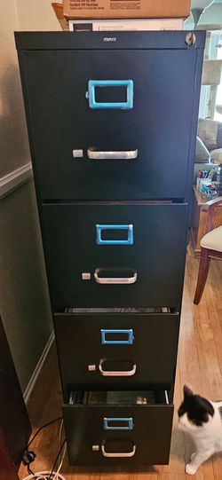 Four Drawer Metal Filing Cabinet