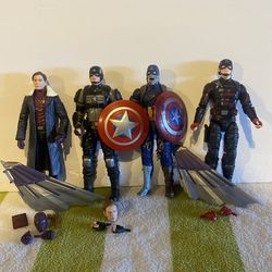 Marvel Legends Captain America Baron Zemo U.S. Agent Zombie Captain