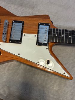 Harley Benton explorer type electric guitar