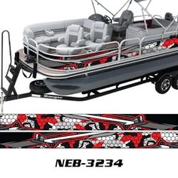 Pontoon Boat Wraps Decals