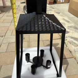 20" Outdoor Wall Light Fixture, 4-Light Candelabra Exterior Wall Sconce,