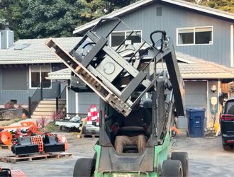 Rotating Pallet forks 42” tines for skid steer, tractor, loader
