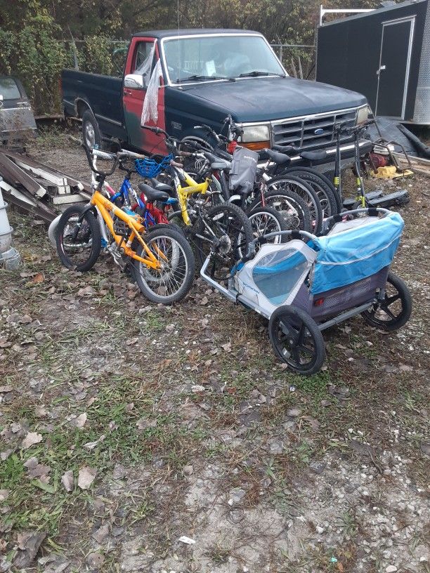 10 Bikes One With Kids Buggy 4 Scooters Make Offer