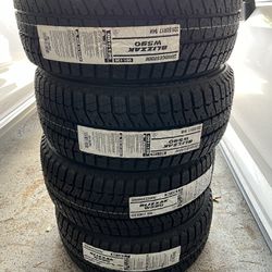  Brand New !!! 225/50R17 Bridgestone Blizzak WS90 94H SL Black Wall Tire