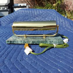 Faux Brass Mantle Lamp 5in X 12.5in