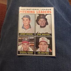 1963 National League Pitching Leaders