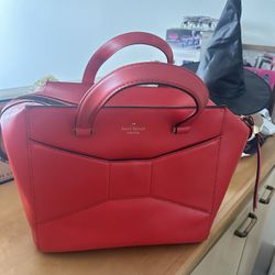 Kate Spade Leather Large Red Purse
