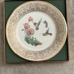 LENOX RUFOUS HUMMINGBIRD COLLECTOR PLATE