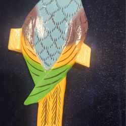 Colorful Parrot Brooch