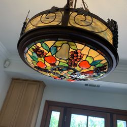 56” Tiffany Style Ceiling Chandelier Light 