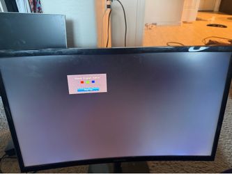 Curved 60hz monitor Need gone asap
