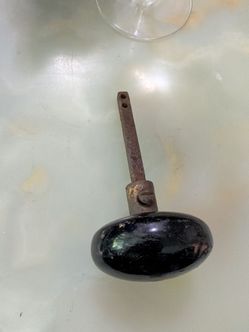 Antique ceramic door knob