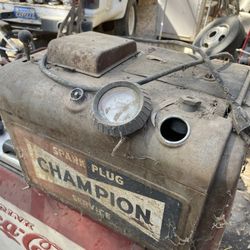 Vintage Champion Spark Plug Station 