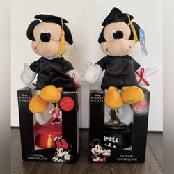 Disney Mickey and Minnie Mouse Musical Waterglobes
