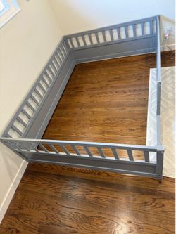 Toddler Bed On Floor FULL SIZE!