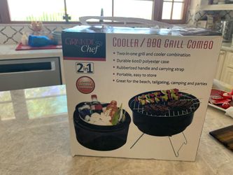 Grande chef 2 in 1 bbq grill/Coker combo