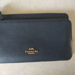 Brand New Coach Wrislet Navy Blue