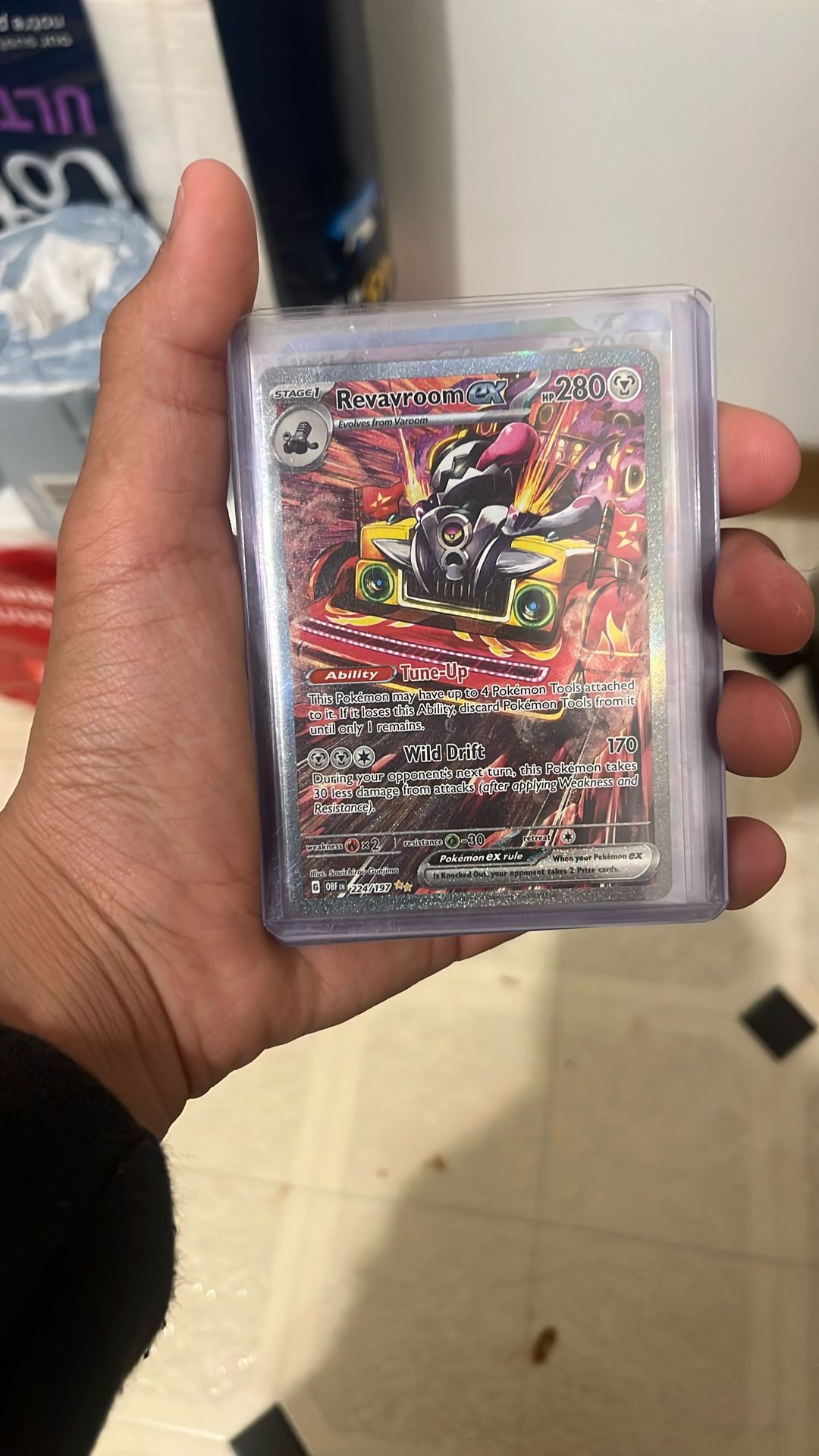 Revavroom Ex Pokemon Card