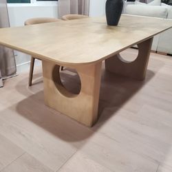 Lafuniture Dining Table And Buffet Cabinet 