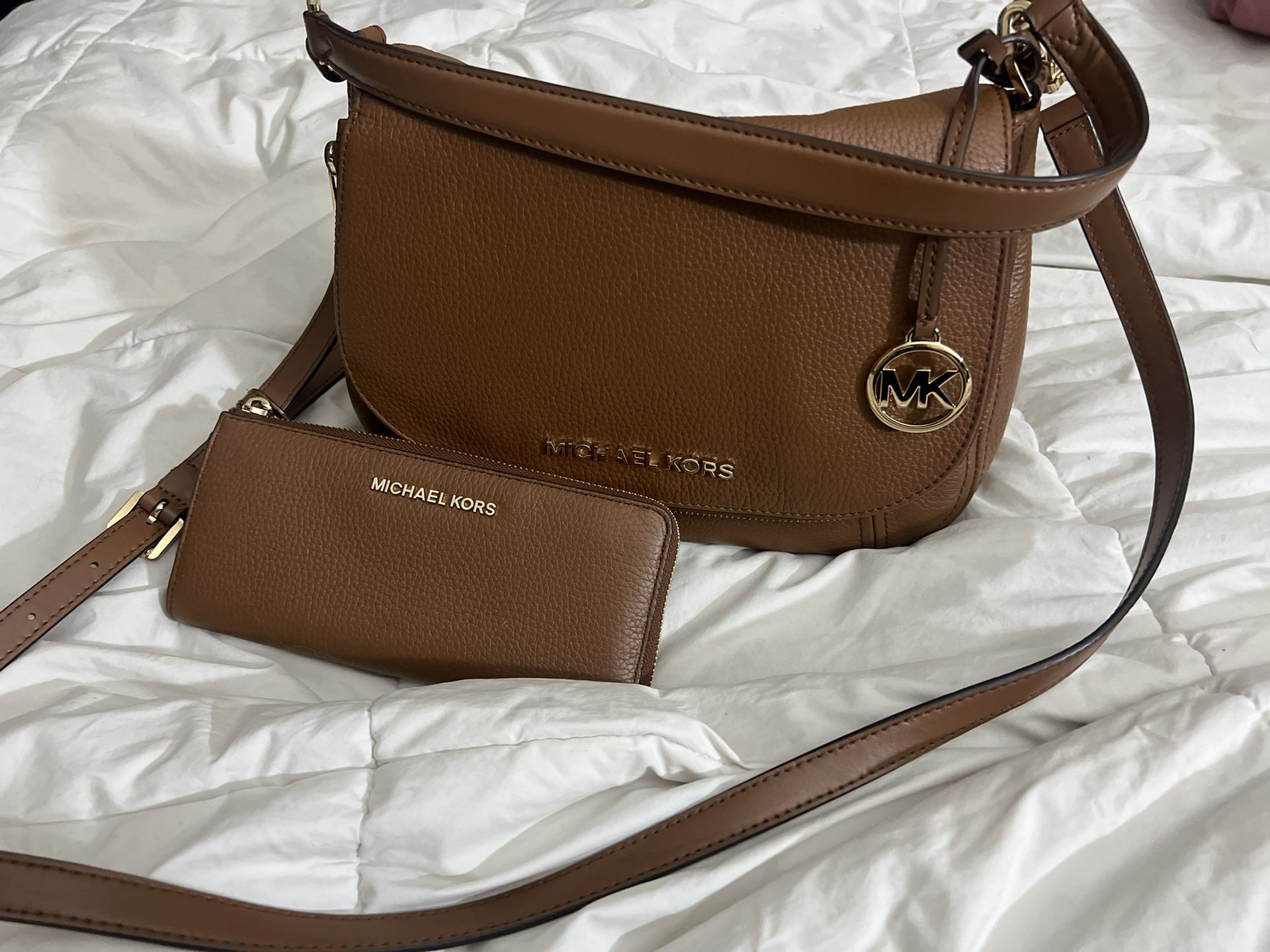 Michael Kors Purse And Large Wallet