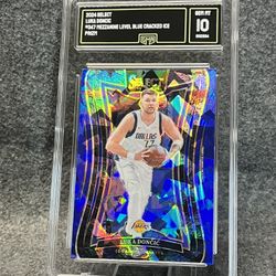 🟦 24-25  Luka Doncic Mezzanine BLUE Cracked Ice!! 🟦