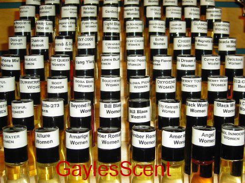 50 body oil fragrances for women and men $$100