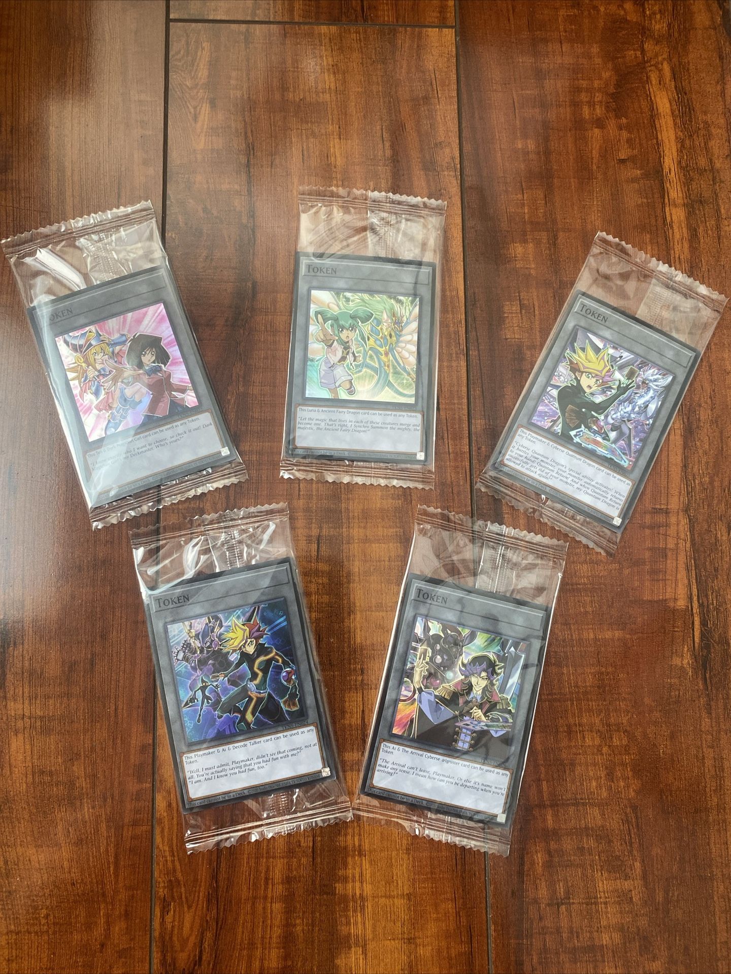 Yugioh Alliance Insight Token Lot of 5! Dark Magician Girl! Brand New/Sealed!