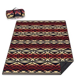 Picnic Blanket / Beach Blanket 80" X 60" 