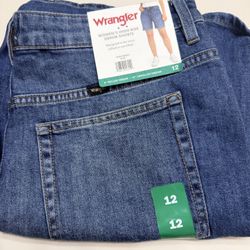 Brand new women’s wrangler shorts size 12 For $6