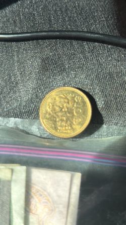 Gold-Toned Decorative Coin