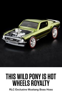 Hot Wheels Redline Club 2022 Exclusive 1970 Boss Hoss Mustang #11900/30000