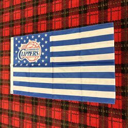 Brand new Los Angeles Clippers banner flag