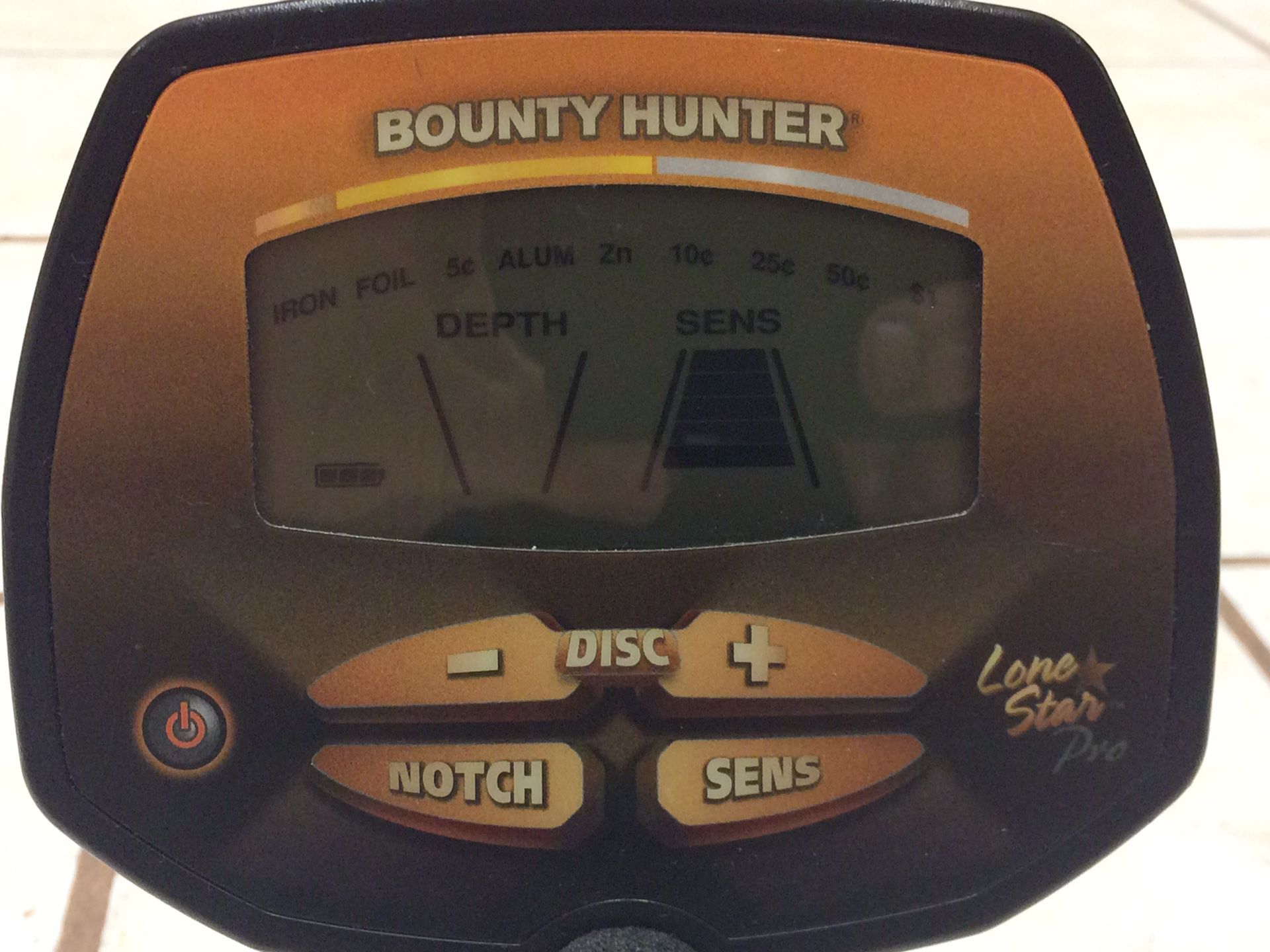 Bounty hunter lone star pro metal detector