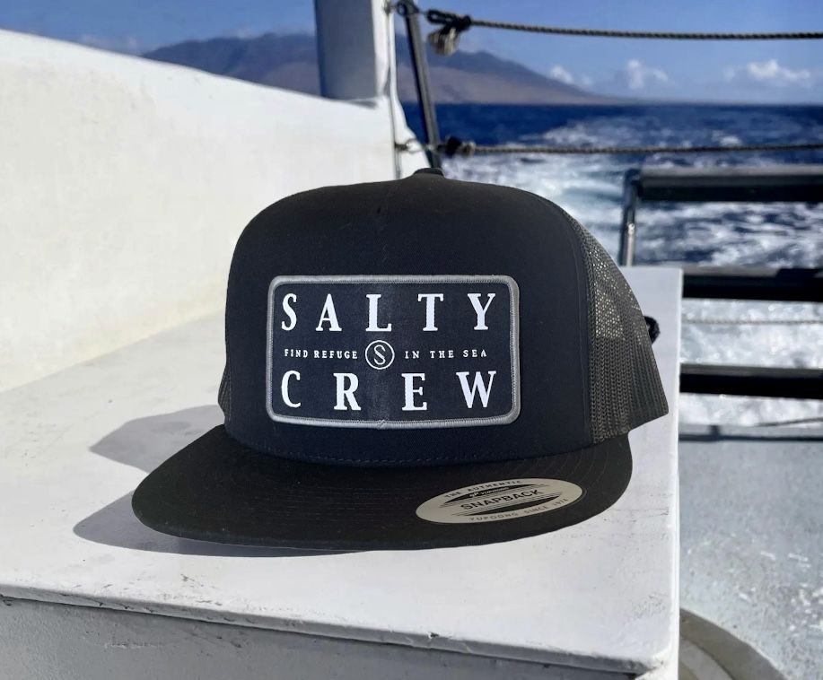 New Black Classic Salty Crew Hat 