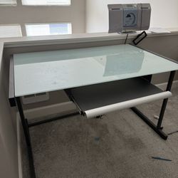 Glasstop desk
