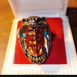 Native Chief Ring
