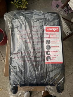 Wrangler 20" Astral Hardside Carry-On Luggage, Black