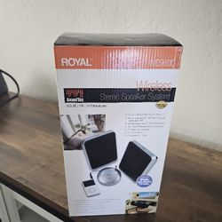 ROYAL 29297W WES 600 WIRELESS STEREO SPEAKER SYSTEM 