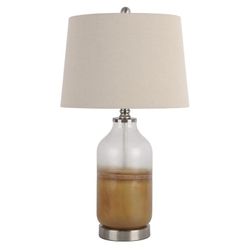 Viggo Sand Art Glass LED Table Lamp - Brand new in box