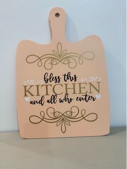 Decorative Kitchen Sign / Cutting Board Wall Art